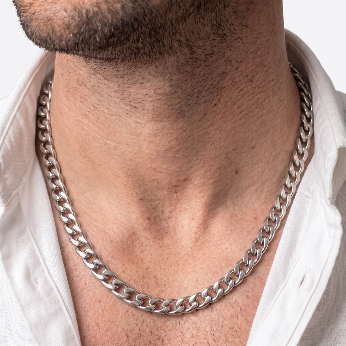 10mm Curb Chain - Stainless Steel