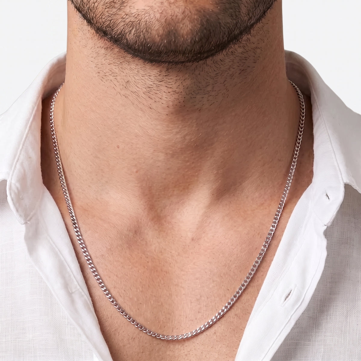 2.5mm Curb Chain - Stainless Steel