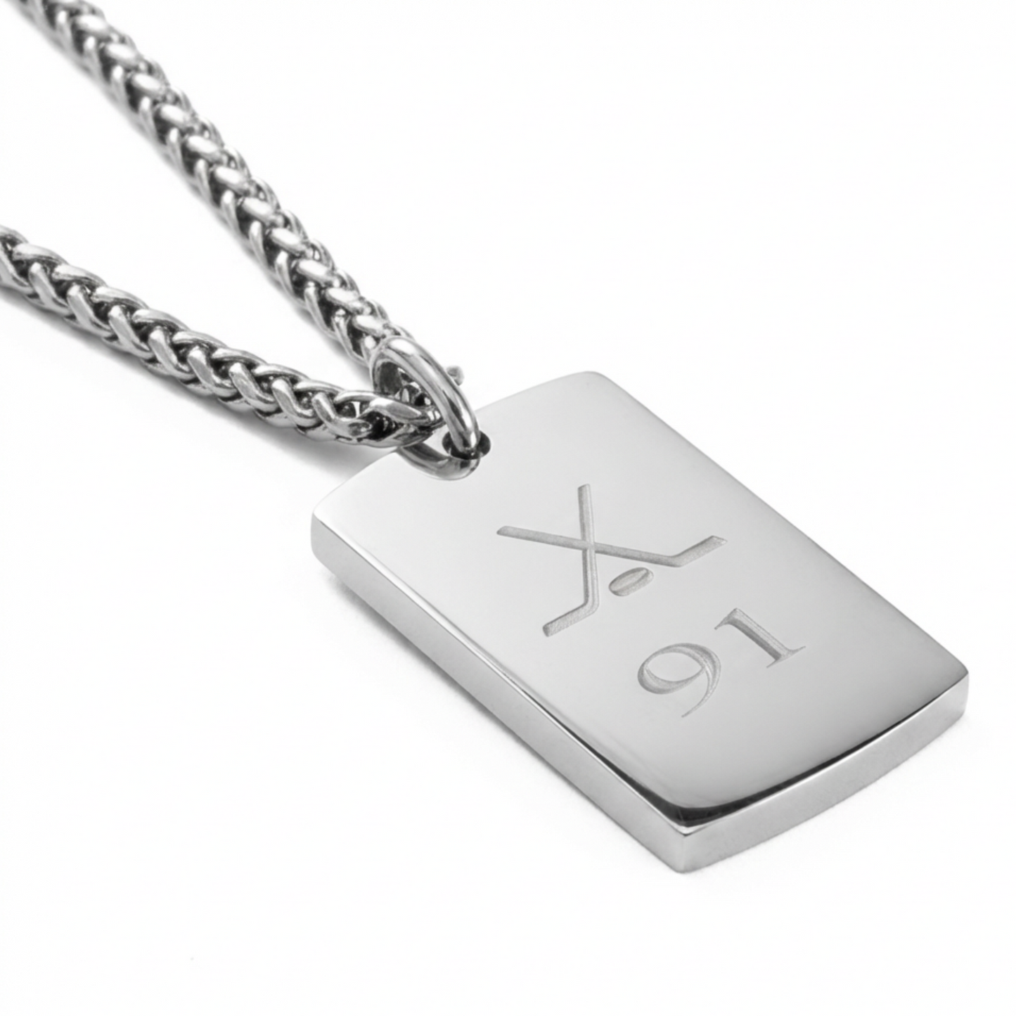 19mm x 30mm Stainless Steel Pendant, Customized