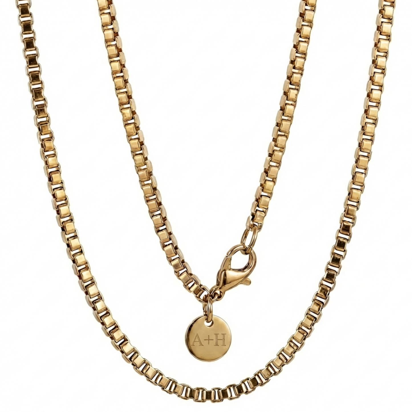 3mm Venetian Chain, Stainless Steel, Personalized