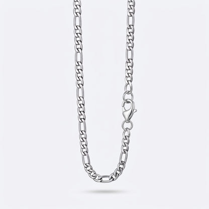 6mm Figaro Chain - Stainless Steel