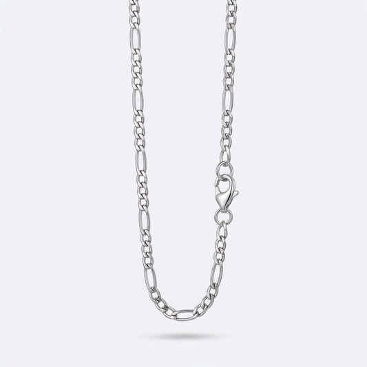 4.5mm Figaro Chain - Stainless Steel