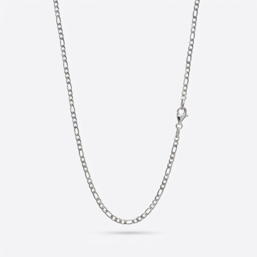 3mm Figaro Chain - Stainless Steel