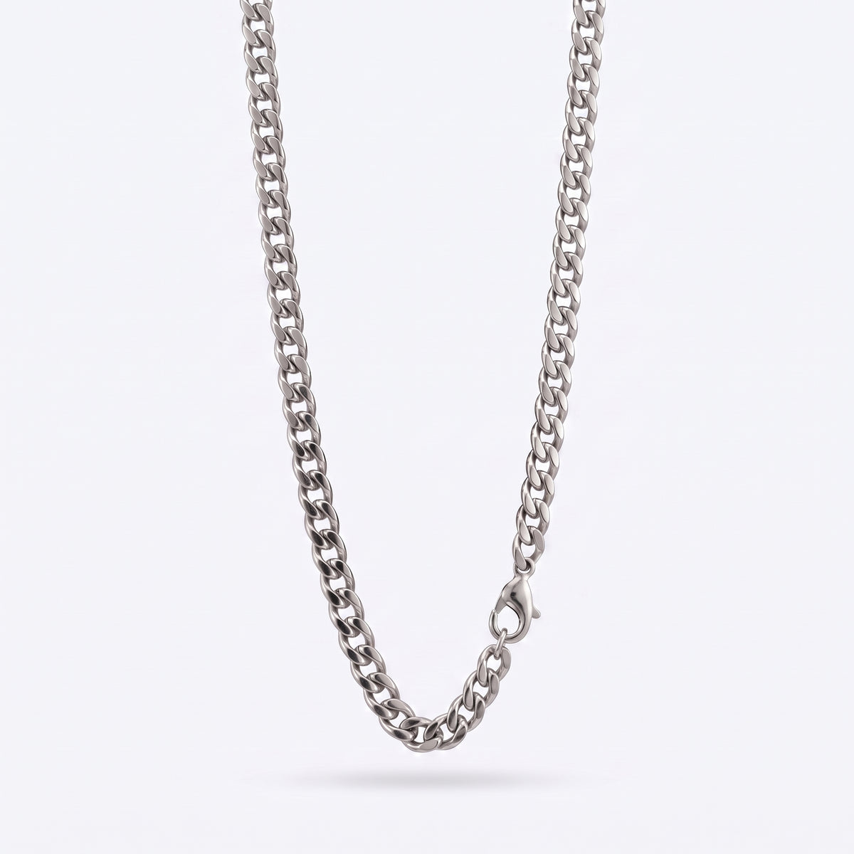 7mm Curb Chain - Stainless Steel