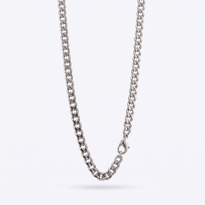 7mm Curb Chain - Stainless Steel