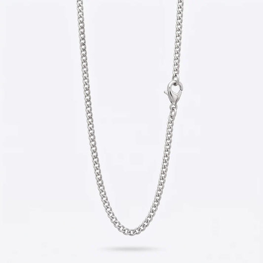 3mm Curb Chain - Stainless Steel