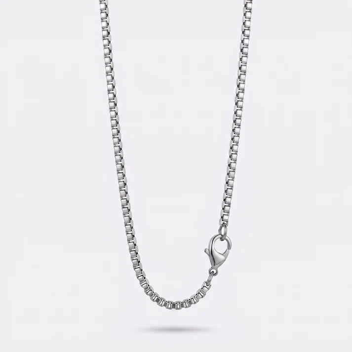 3mm Venetian Box Chain - Stainless Steel