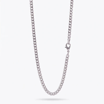4mm Curb Chain - Stainless Steel