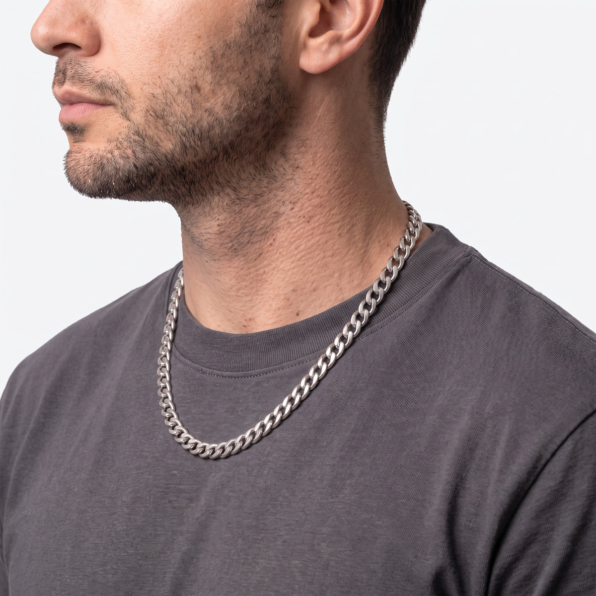 10mm Curb Chain - Stainless Steel