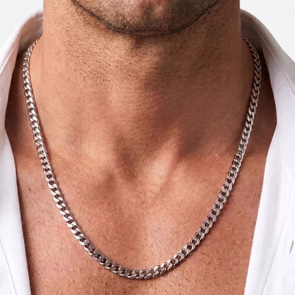 5mm Cuban Chain - Stainless Steel