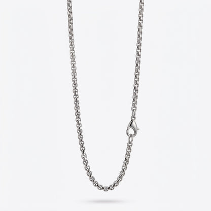 2.5mm Rounded Box Chain - Stainless Steel