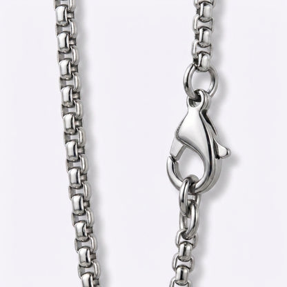 2.5mm Rounded Box Chain - Stainless Steel