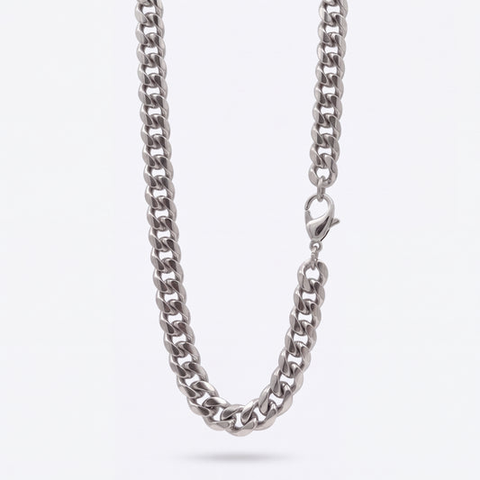 9mm Cuban Chain - Stainless Steel