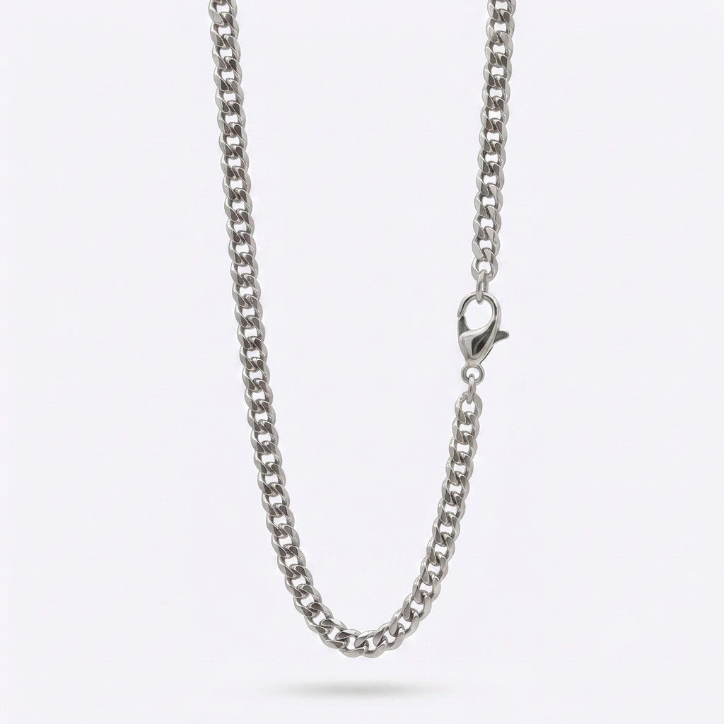 5mm Cuban Chain - Stainless Steel