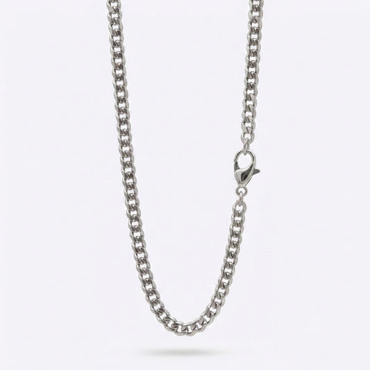 5mm Cuban Chain - Stainless Steel