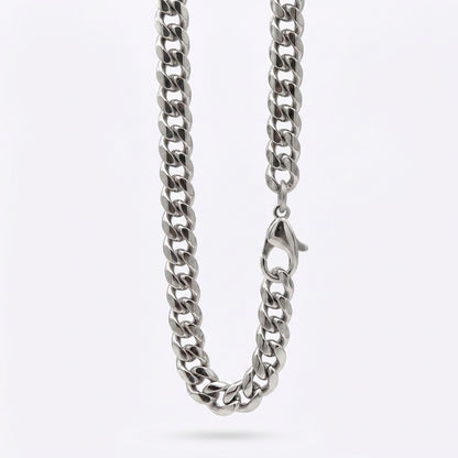 11mm Cuban Chain - Stainless Steel