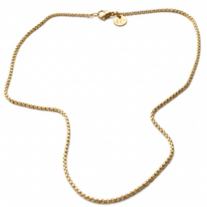 2mm Box Style Chain, Stainless Steel