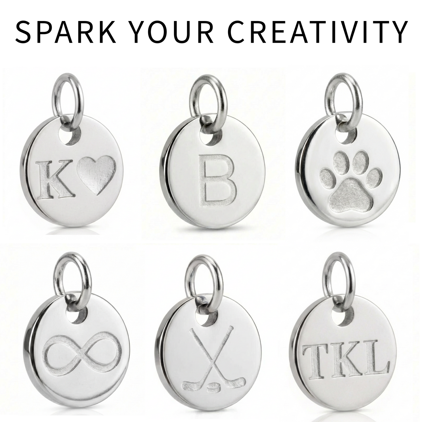 2mm Box Style Chain, Stainless Steel, Personalized