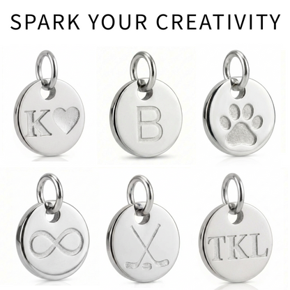 2mm Box Style Chain, Stainless Steel, Personalized