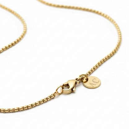 2mm Box Style Chain, Stainless Steel