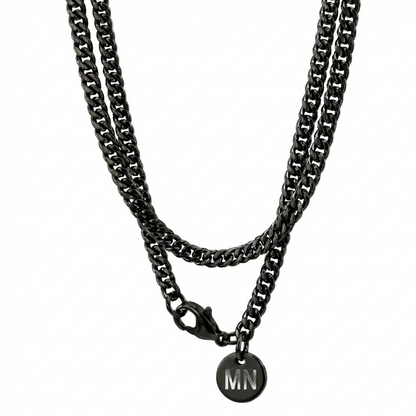 3.5mm Diamond Cut Curb Chain, Stainless Steel