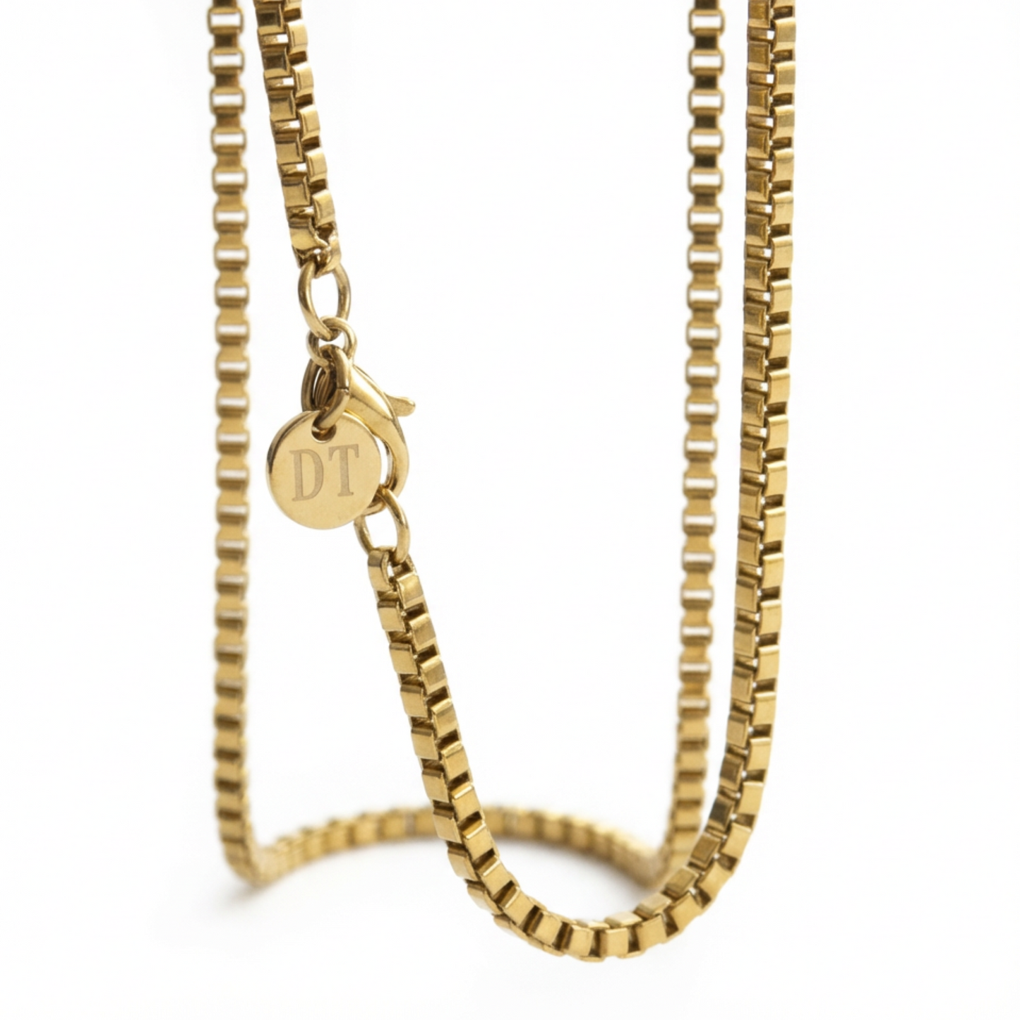 3mm Venetian Chain, Stainless Steel, Personalized