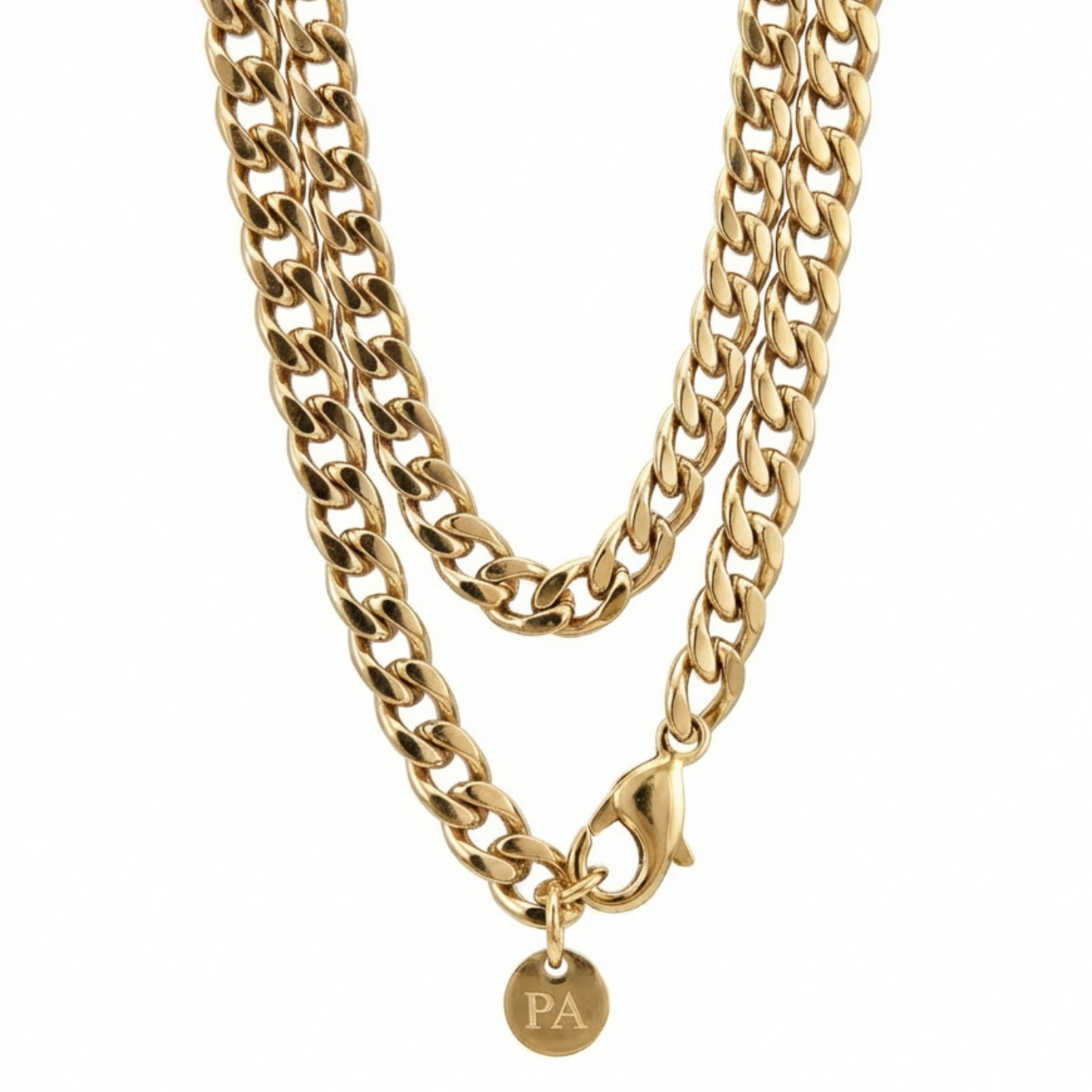 7mm Curb Style Chain, Stainless Steel