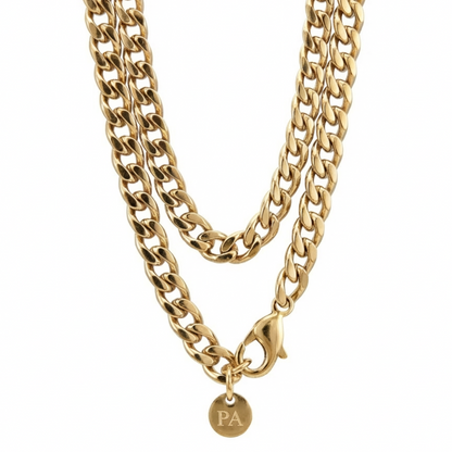 7mm Curb Style Chain, Stainless Steel