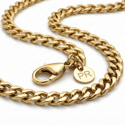 7mm Curb Style Chain, Stainless Steel