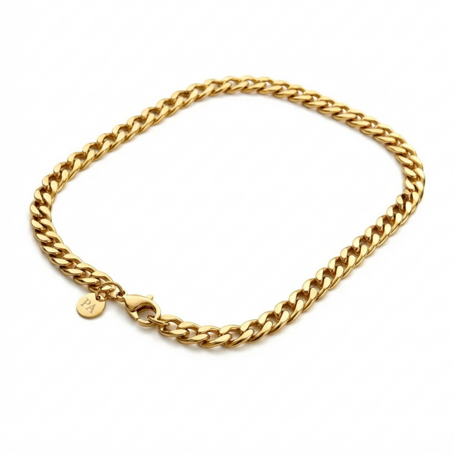 7mm Curb Style Chain, Stainless Steel