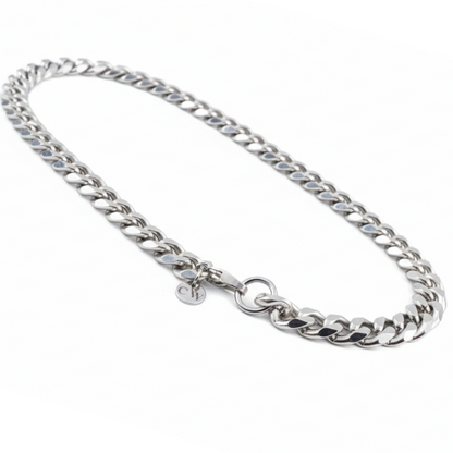 11mm Cuban Style Chain, Stainless Steel, Personalized