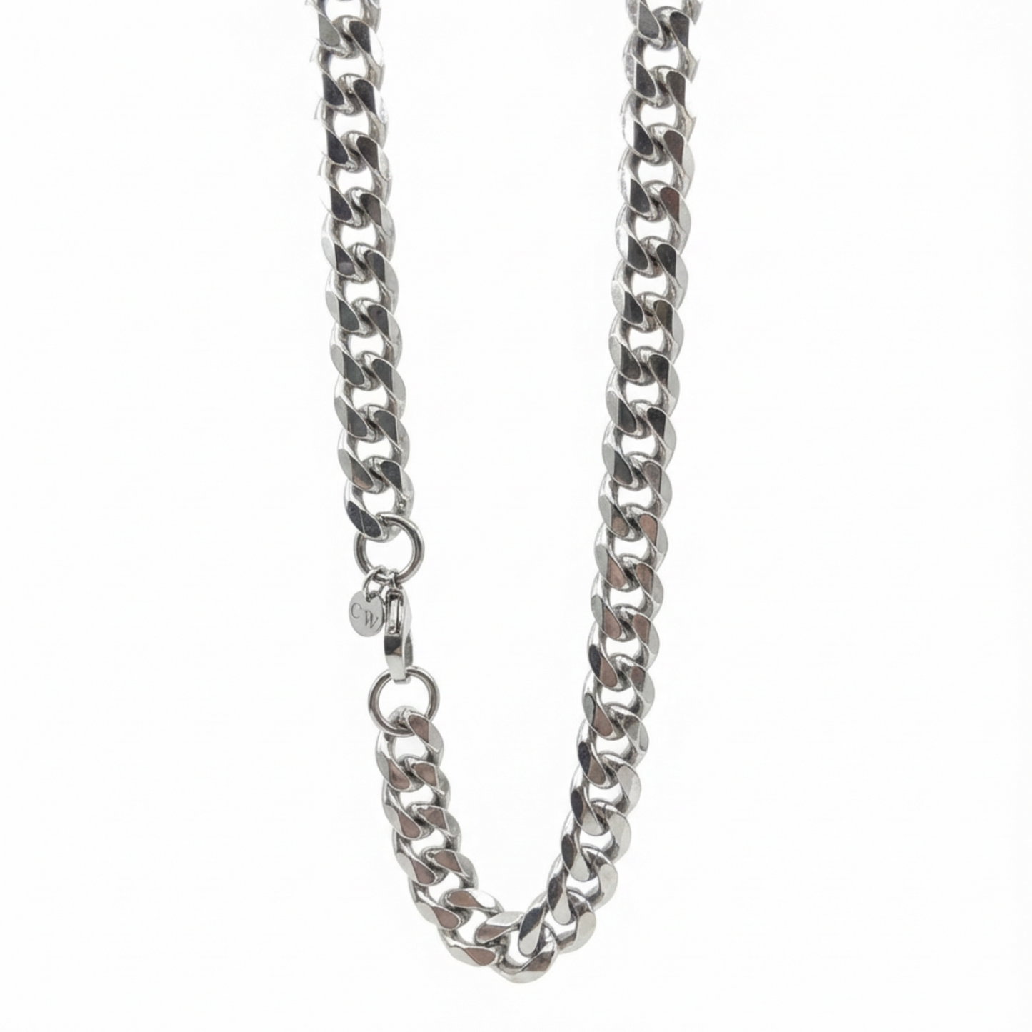 11mm Cuban Style Chain, Stainless Steel, Personalized