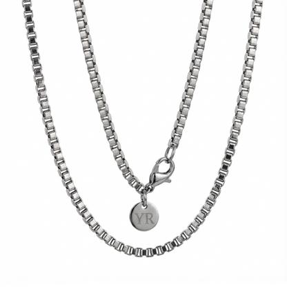 3mm Venetian Chain, Stainless Steel, Personalized