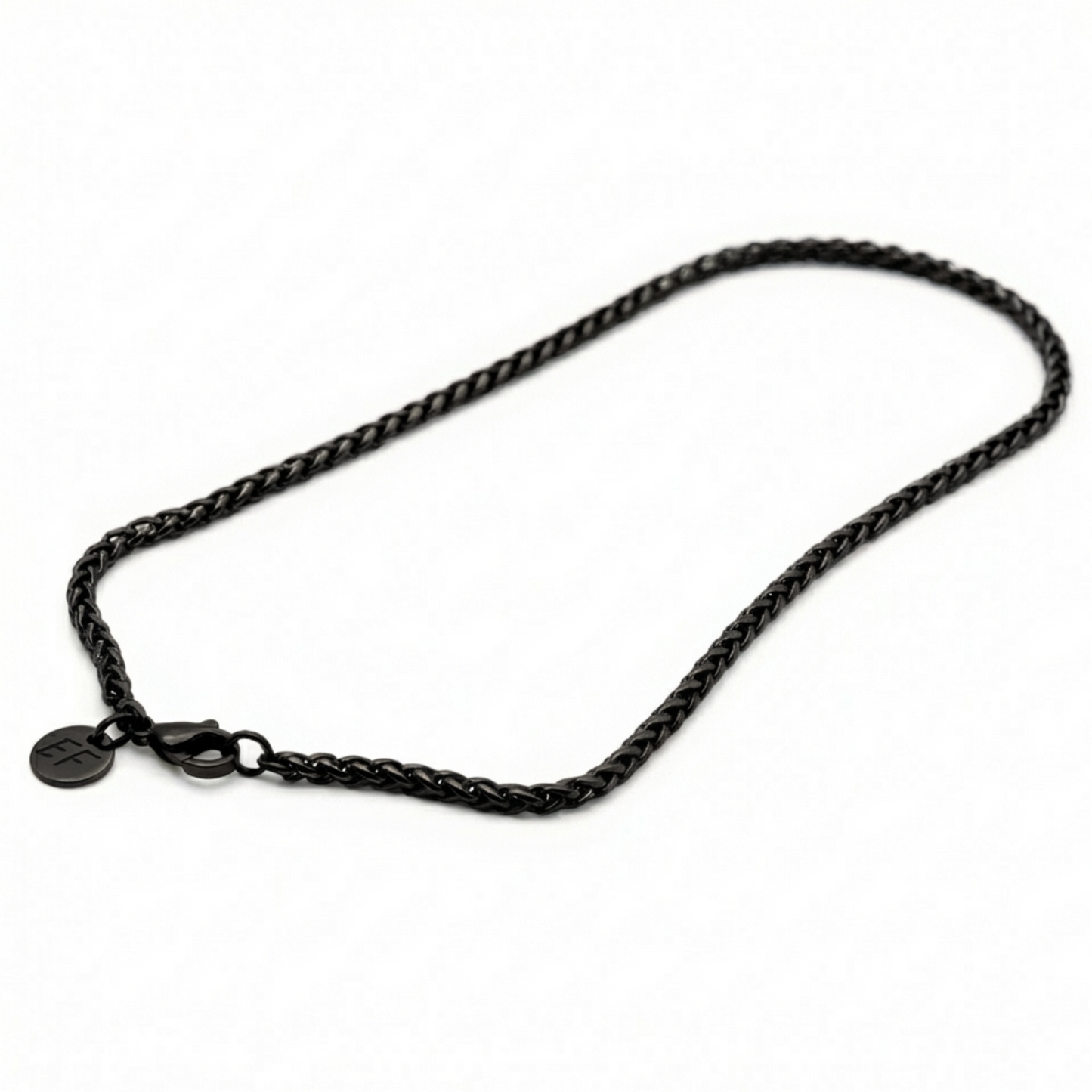 3mm Wheat Style Chain, Stainless Steel
