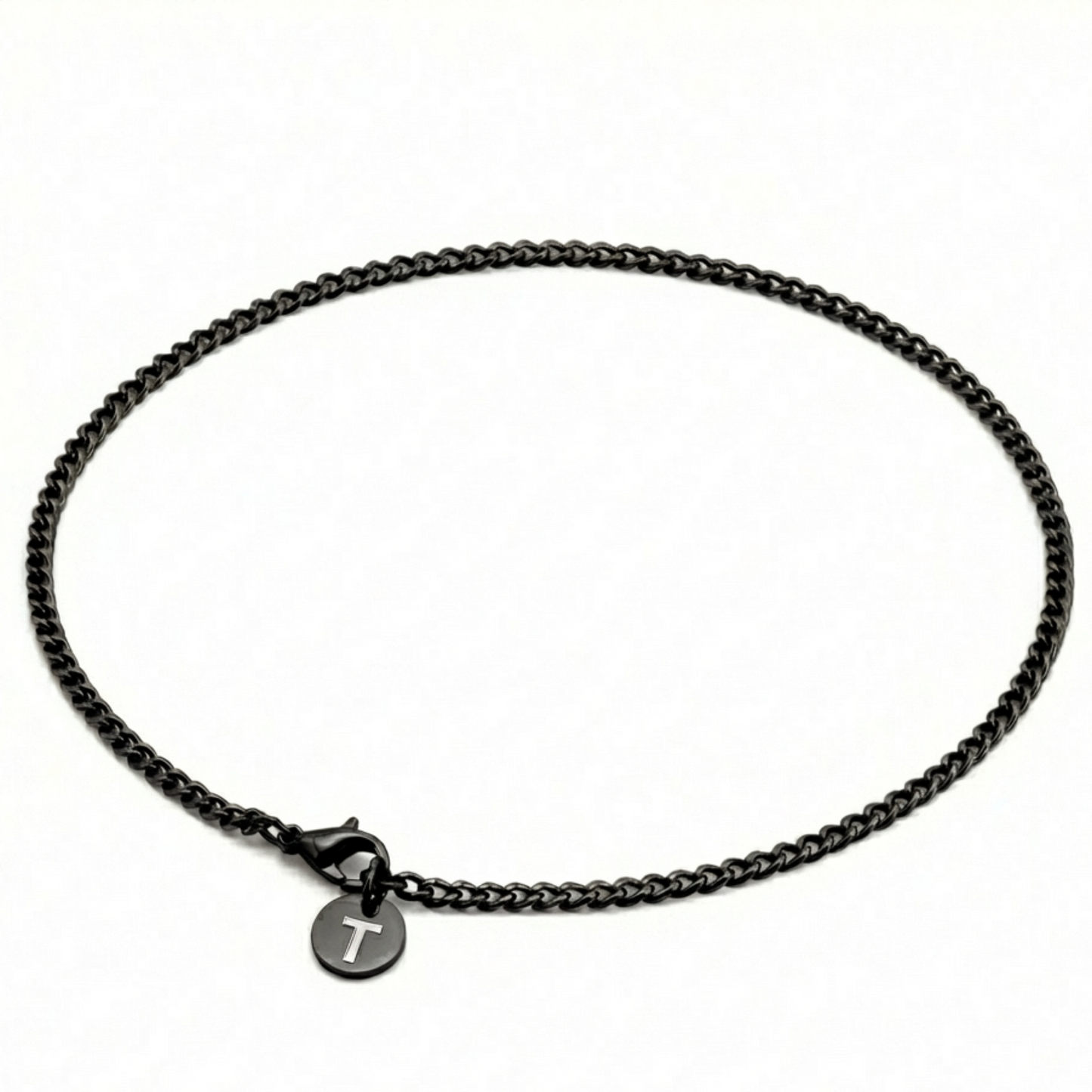 3mm Curb Style Chain, Stainless Steel