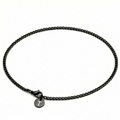 3mm Curb Style Chain, Stainless Steel