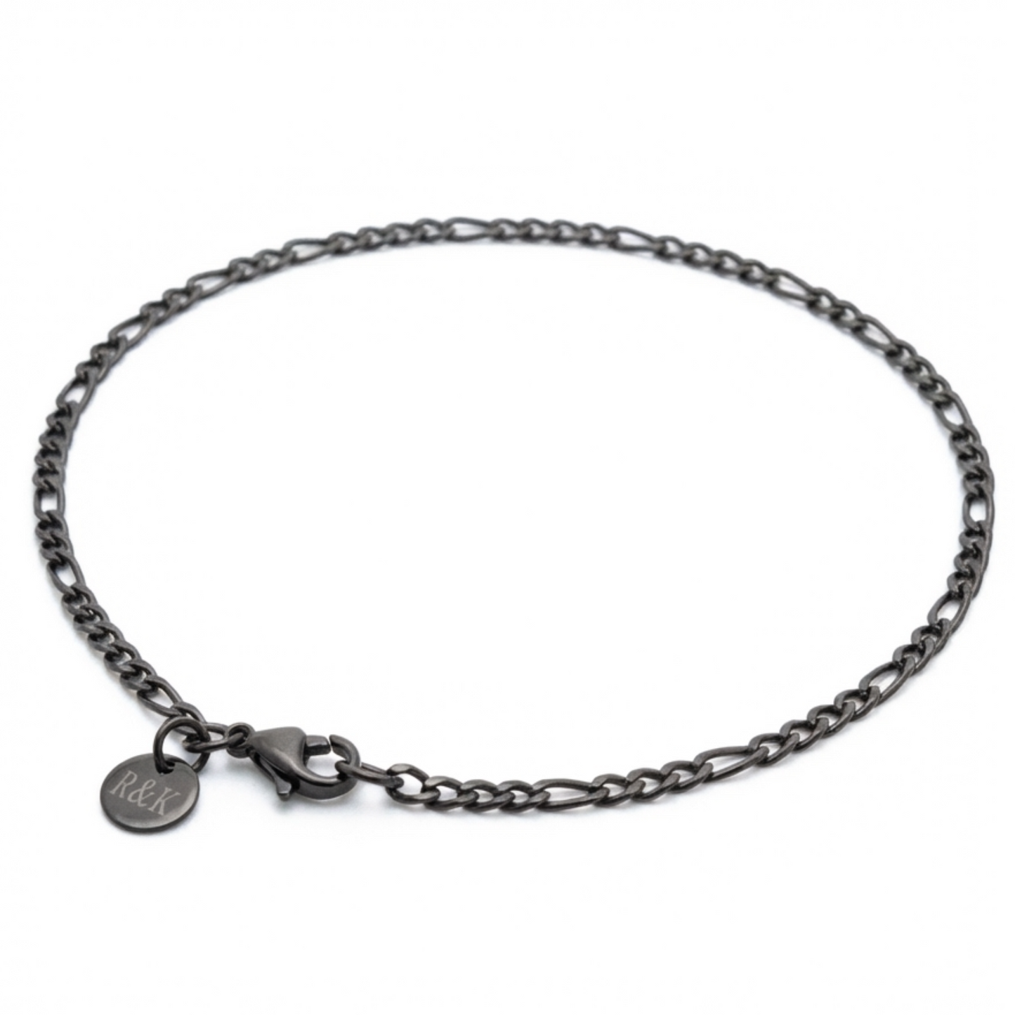 3mm Figaro Style Chain, Stainless Steel