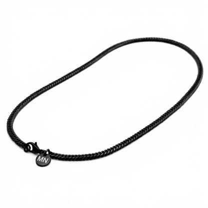 3.5mm Diamond Cut Curb Chain, Stainless Steel