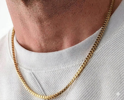 3mm Venetian Chain, Stainless Steel, Personalized