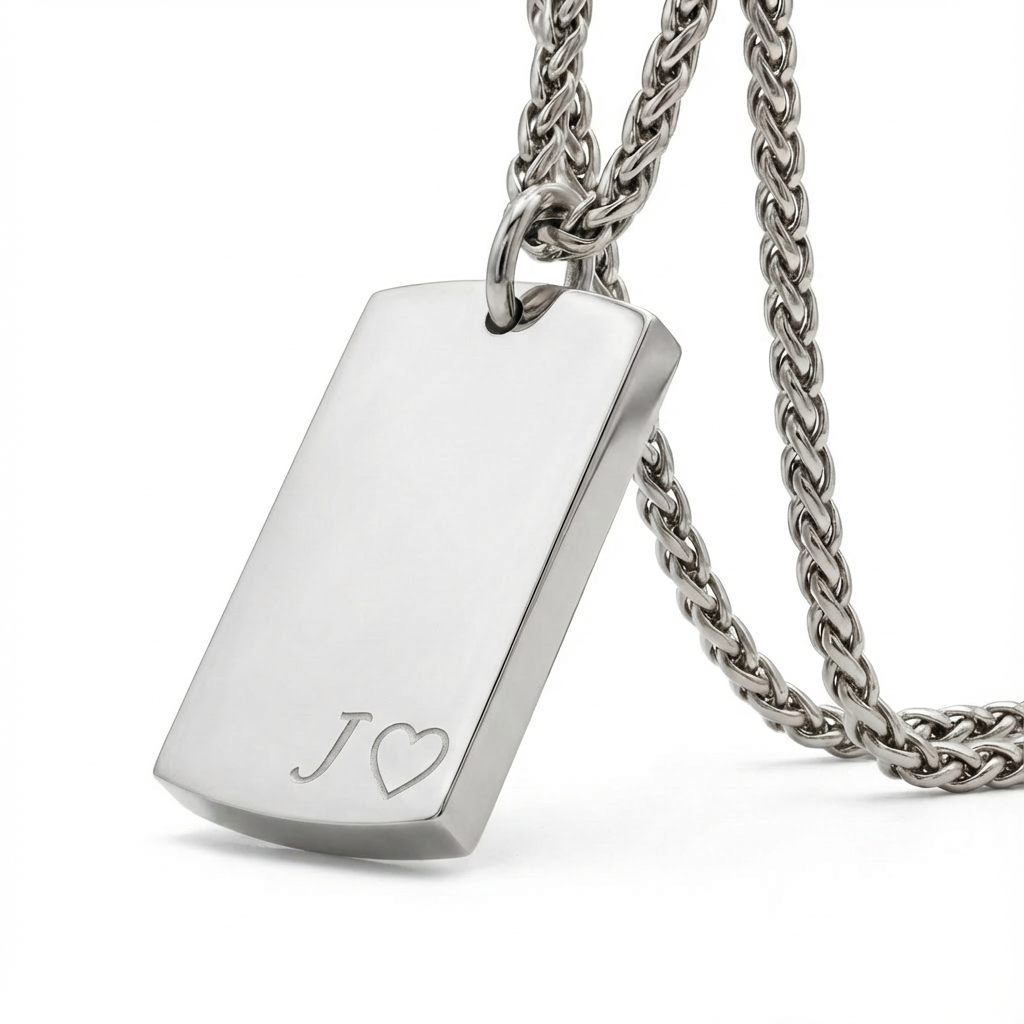 19mm x 30mm Stainless Steel Pendant, Customized