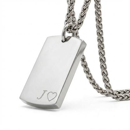 19mm x 30mm Stainless Steel Pendant, Customized
